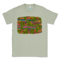 Matcha cinco de mayo sunflower and cactus background Classic Tee - Artiststas