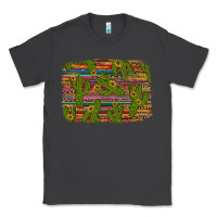 Smoke cinco de mayo sunflower and cactus background Classic Tee - Artiststas