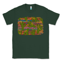 Sports Green cinco de mayo sunflower and cactus background Classic Tee - Artiststas