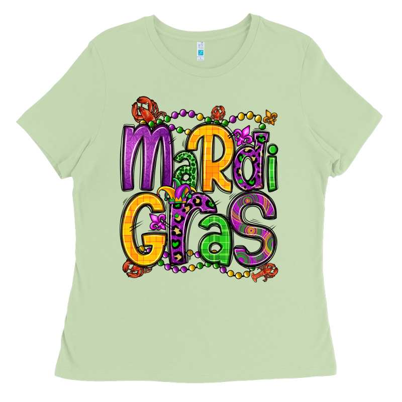 Mardi Gras Ladies Tee by OliviaCreatesArt | Teevron