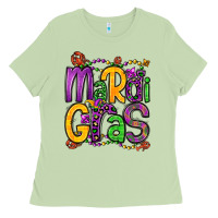 Matcha mardi gras Ladies Tee - OliviaCreatesArt