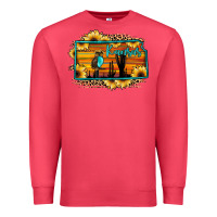 Cardinal kansas owl sunset sunflower map Premium Sweatshirt - JahusDesignShop