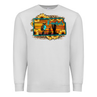 Dove Grey kansas owl sunset sunflower map Premium Sweatshirt - JahusDesignShop