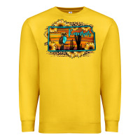 Lemon kansas owl sunset sunflower map Premium Sweatshirt - JahusDesignShop