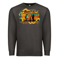 Smoke kansas owl sunset sunflower map Premium Sweatshirt - JahusDesignShop