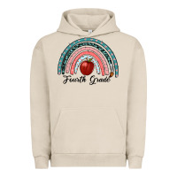 Pigment French Oak fourth grade rainbow Urban Hoodie - RanaPortraitStore