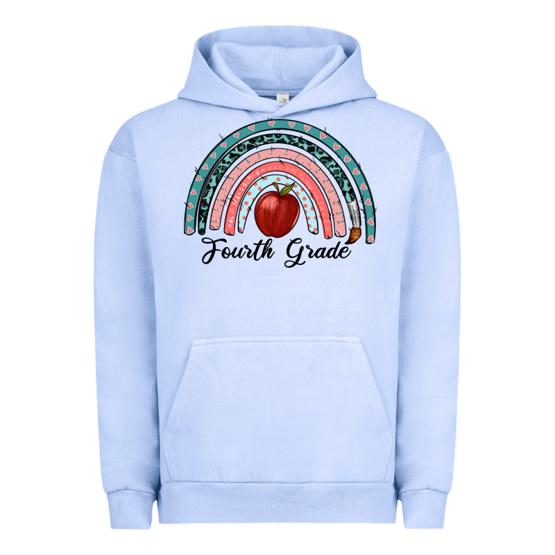 Fourth Grade Rainbow Urban Hoodie by RanaPortraitStore | Teevron