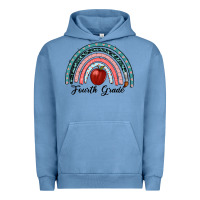Pigment Pebble Blue fourth grade rainbow Urban Hoodie - RanaPortraitStore