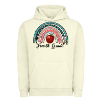 Pigment Pistachio fourth grade rainbow Urban Hoodie - RanaPortraitStore