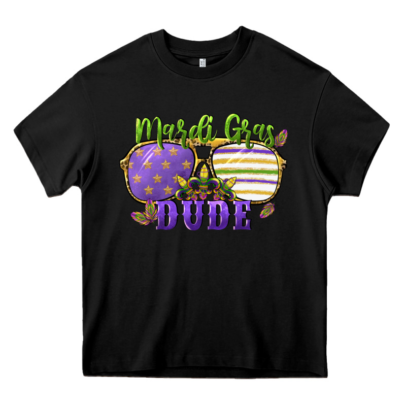 Mardi Gras Dude Heavy Core Tee by CowGirlArtShop | Teevron