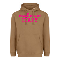 Toasted Coconut meet me in italy Heavyweight Hoodie - DesigneFamous