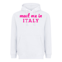 White meet me in italy Heavyweight Hoodie - DesigneFamous
