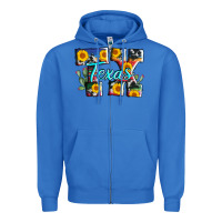 True Royal texas tx serape sunflower cowhide Zipper Hoodie - AdoDesignShop