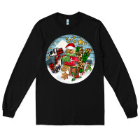 Black Joy gingerbread Long Sleeve Tee - FaDigitalArtStudio