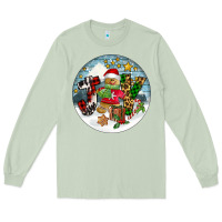Matcha Joy gingerbread Long Sleeve Tee - FaDigitalArtStudio