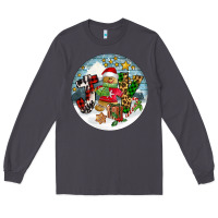 Smoke Joy gingerbread Long Sleeve Tee - FaDigitalArtStudio