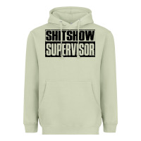 Matcha shitshow supervisor Heavyweight Hoodie - DesigneFamous
