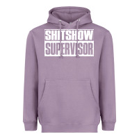Lavender shitshow supervisor Heavyweight Hoodie - DesigneFamous