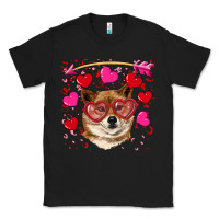 Black valentine's shiba inu Classic Tee - RanaPortraitStore