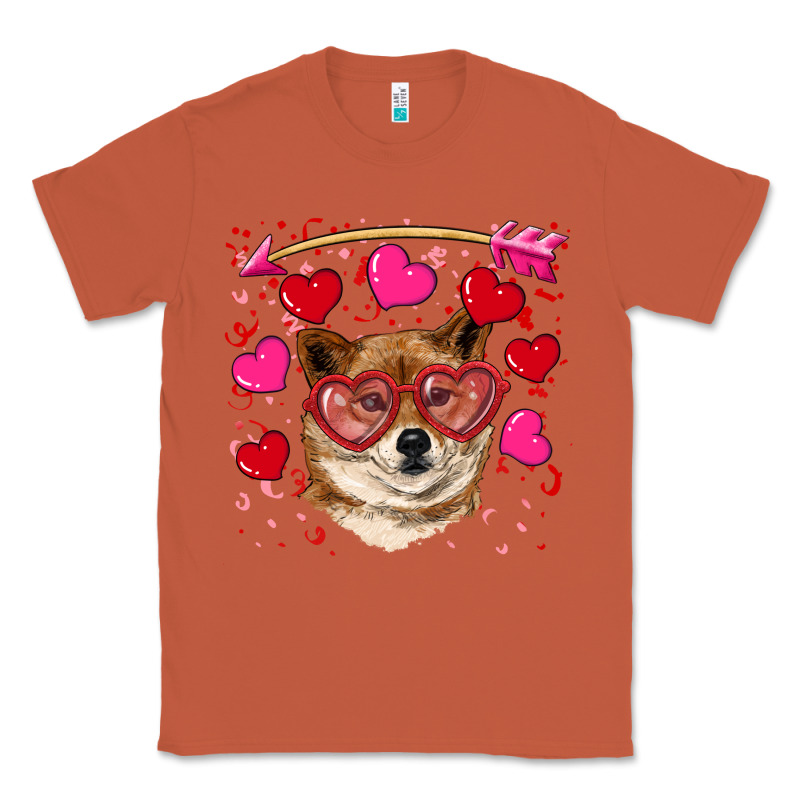 Valentine's Shiba Inu Classic Tee by RanaPortraitStore | Teevron