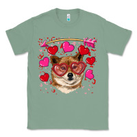 Sage valentine's shiba inu Classic Tee - RanaPortraitStore