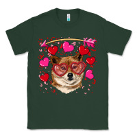 Sports Green valentine's shiba inu Classic Tee - RanaPortraitStore