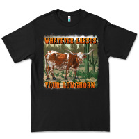 Black whatever lassos your longhorn Premium Tee - RanaPortraitStore