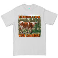 Dove Grey whatever lassos your longhorn Premium Tee - RanaPortraitStore