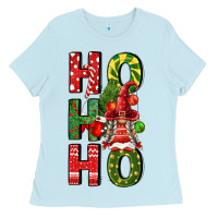 Baby Blue ho ho ho gnomes fa Ladies Tee - FaDigitalArtStudio