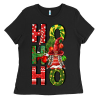 Black ho ho ho gnomes fa Ladies Tee - FaDigitalArtStudio