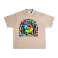 French Oak Autism Awareness Autism elephant Urban Heavy Tee - FaDigitalArtStudio