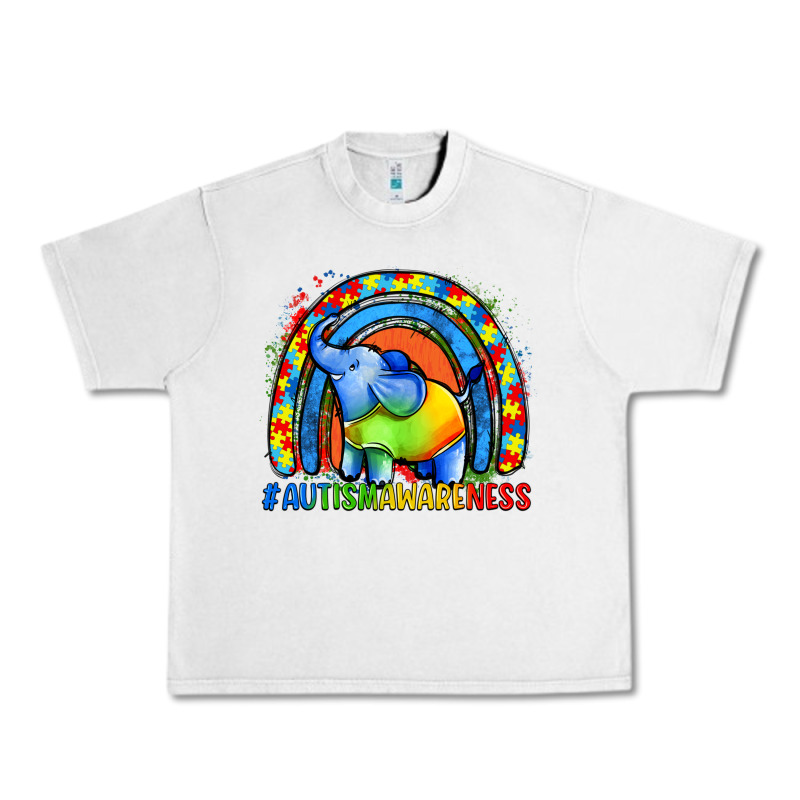 Autism Awareness Autism Elephant Urban Heavy Tee by FaDigitalArtStudio | Teevron