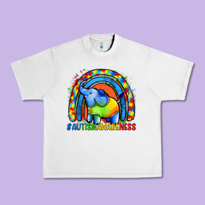 Autism Awareness Autism Elephant Urban Heavy Tee Designed By Fadigitalartstudio