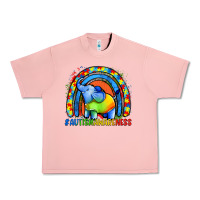 Salmon Autism Awareness Autism elephant Urban Heavy Tee - FaDigitalArtStudio