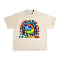 Sandshell Autism Awareness Autism elephant Urban Heavy Tee - FaDigitalArtStudio