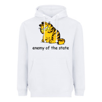 White comrade garf classic Heavyweight Hoodie - DesigneFamous
