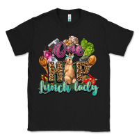 Black One hip lunch lady Easter Day Classic Tee - HowdyJamesFarm