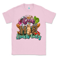 Bubblegum Pink One hip lunch lady Easter Day Classic Tee - HowdyJamesFarm