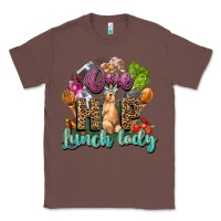Chestnut One hip lunch lady Easter Day Classic Tee - HowdyJamesFarm