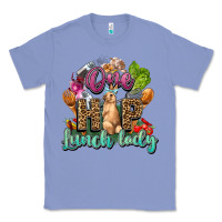 Colony Blue One hip lunch lady Easter Day Classic Tee - HowdyJamesFarm