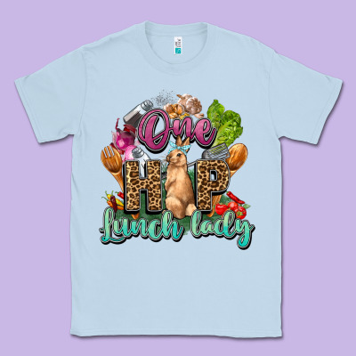 One Hip Lunch Lady Easter Day Classic Tee Designed By Howdyjamesfarm