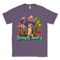Lavender One hip lunch lady Easter Day Classic Tee - HowdyJamesFarm