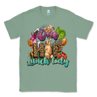 Sage One hip lunch lady Easter Day Classic Tee - HowdyJamesFarm