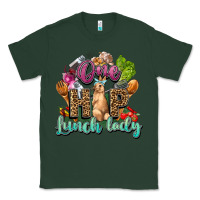 Sports Green One hip lunch lady Easter Day Classic Tee - HowdyJamesFarm