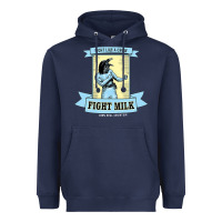 Navy fight milk classic Heavyweight Hoodie - DesigneFamous