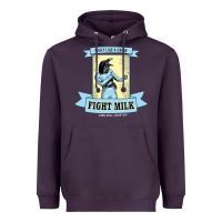 Plum fight milk classic Heavyweight Hoodie - DesigneFamous