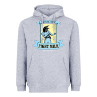 Heather Grey fight milk classic Heavyweight Hoodie - DesigneFamous