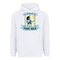 White fight milk classic Heavyweight Hoodie - DesigneFamous