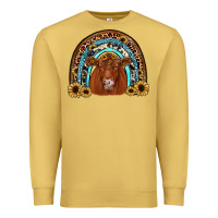 Antique Gold red angus rainbow Premium Sweatshirt - JahusDesignShop