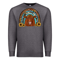 Charcoal Heather red angus rainbow Premium Sweatshirt - JahusDesignShop